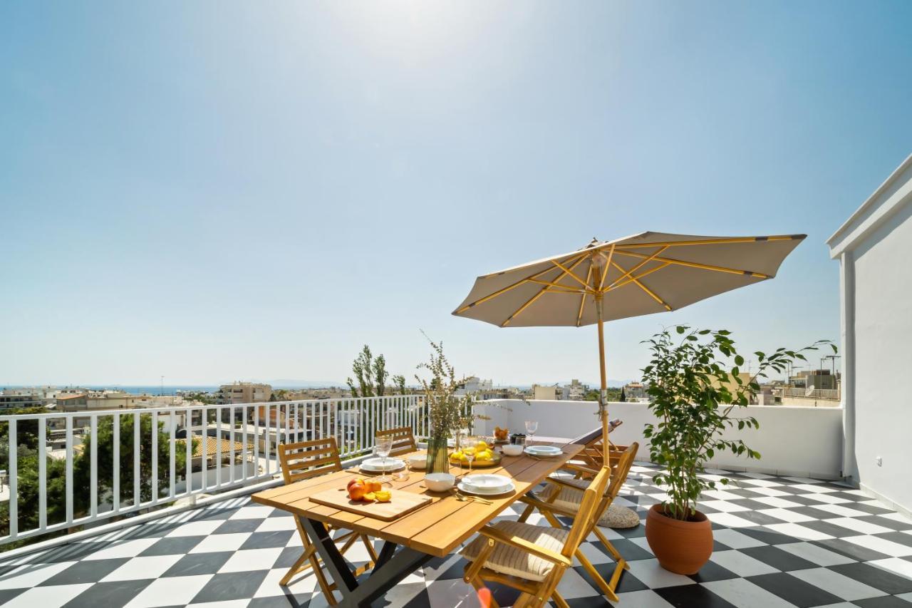 Luxurious Apartment With Big Sea View Terrace - Central Location Athen Eksteriør bilde